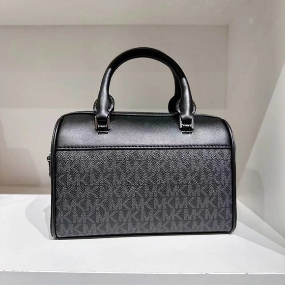 Michael Kors 35S2STFC0B Travel XS Duffle Crossbody Bag in Signature Black - Picture 4 of 6